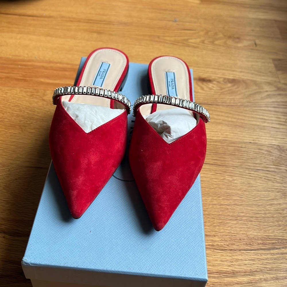 NIB Prada Mules